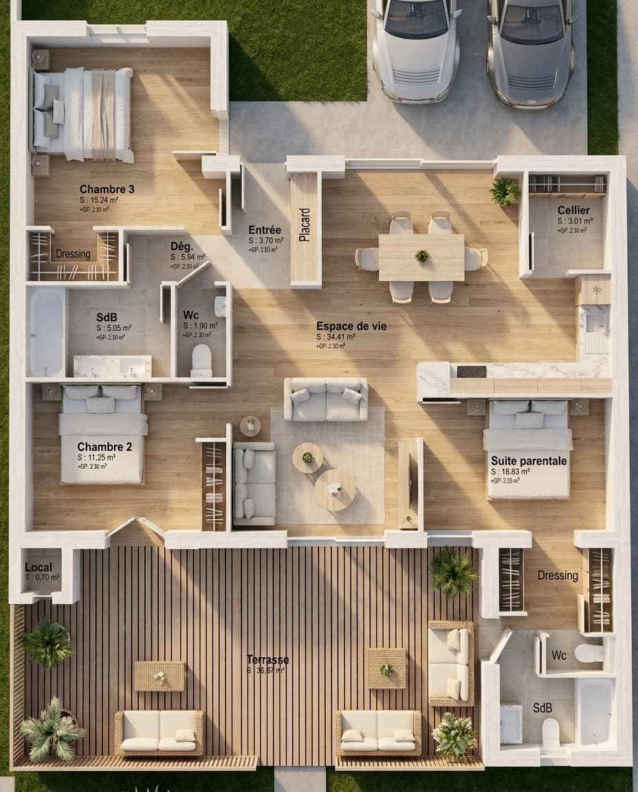 Maison à rénover clé en main — La Teste-de-Buch (33260), hypercentre 5